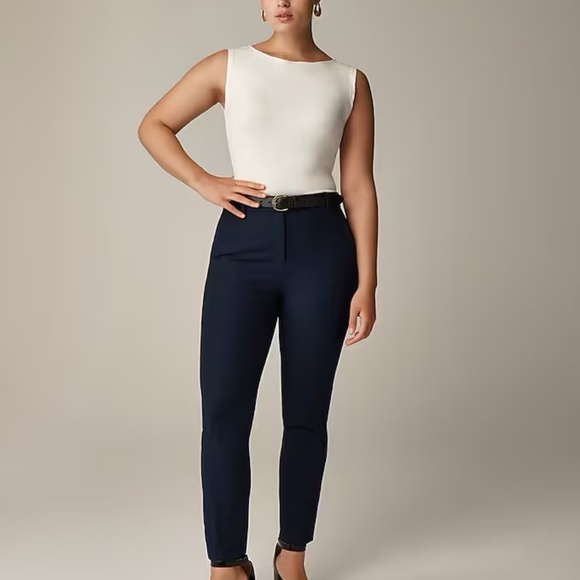J. Crew Navy 365 Cameron Women Size 8 Pant EUC - Picture 2 of 7